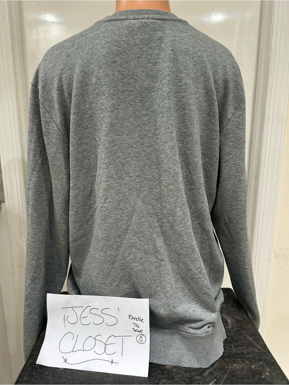 Puma Men's Large Grey Crewneck Sweatshirt
